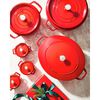 Cast Iron, 7 qt, Round, Cocotte, Cherry - Factory Second, small 11