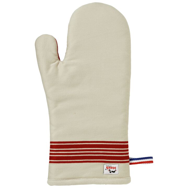 Ceramique, Set di pirofile con guanti da forno, 5-pz. / S/M/L, ciliegia, Ceramica / Cotone, large 2