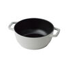 La Cocotte, 1.1 l cast iron round French oven marguerite, white truffle, small 4