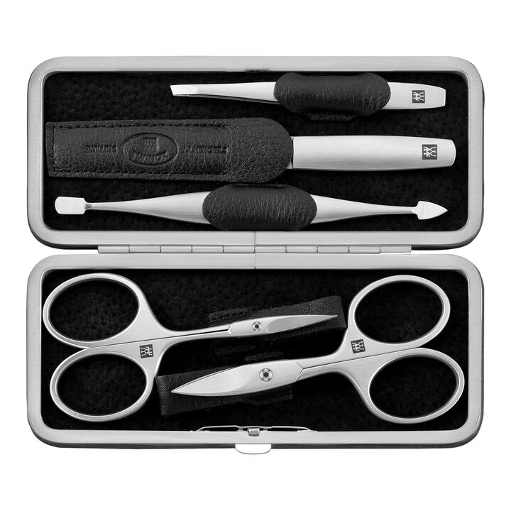 PREMIUM, 5-pc, Manicure Pedicure Set With Nail Scissors, large 1
