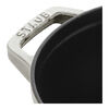 La Cocotte, 4 l cast iron round Twister Cocotte, white truffle, small 5