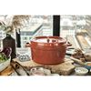 Cast Iron, 7 qt, Round, Cocotte, Burnt Orange - Factory Second, small 2
