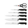 VIER STERNE, Set di coltelli con ceppo, 7-pz., bianco, small 2