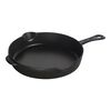 Cast Iron, 11-inch, Traditional Deep Skillet, Matte Black, small 1