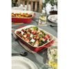 Stoneware, 13-x 9.5-inch, Rectangular, Baking Dish, Cherry, small 4