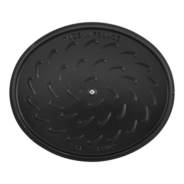 La Cocotte, 5.5 l cast iron oval French oven, sage - Visual Imperfections, large 4