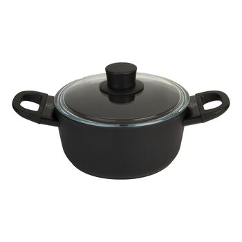 Derin Tencere Cam Kapaklı | Al&uuml;minyum | 20 cm,,large 1