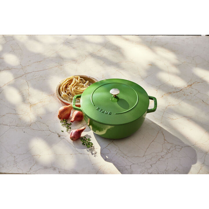 Cast Iron, 5 qt, Essential French Oven, Pistachio, large 2