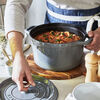 La Cocotte, Gryta Djup 24 cm / 4,75 l, Rund, Grafitgr&aring;, Gjutj&auml;rn, small 7