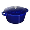 Cast Iron, 4-pc Stackable Cookware Set, Dark Blue, Cast Iron , small 4