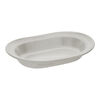 Dinnerware, 10-inch, Oval Serving Dish, White Truffle, small 1