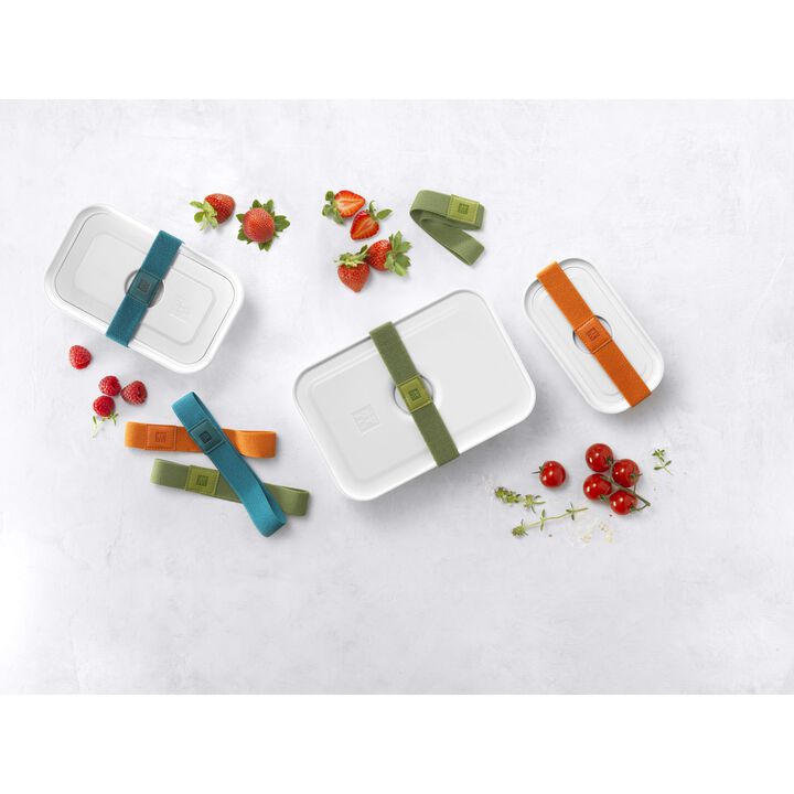 Fresh & Save, Starterset sottovuoto, mix / Contenitore vetro L/Lunchbox M, 7-pz., bianco, large 3