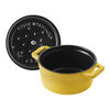 La Cocotte, 250 ml cast iron round Mini cocotte, citron, small 5
