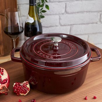 D&ouml;k&uuml;m Tencere | Bordo | 24 cm | 3,7 l | yuvarlak,,large 2