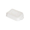 Ceramique, 400 ml ceramic rectangular Oven dish, white, small 3
