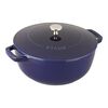 Cast Iron, 3.75 qt, French oven, Dark Blue - Factory Second, small 1