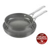 Salina, Stekpanneset Titanf&ouml;rst&auml;rkt keramisk non-stick-bel&auml;ggning, 2-st/ 24/28 cm, Stengr&aring;, Aluminum, small 1