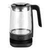 Enfinigy, 1.7 l Glass Programable Electric Kettle - black, small 3