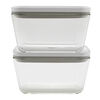 Fresh & Save, 4-pc, Vacuum Box Set, Glass, Grey, small 4