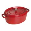 La Cocotte, 3.25 l cast iron oval Cocotte, cherry, small 1