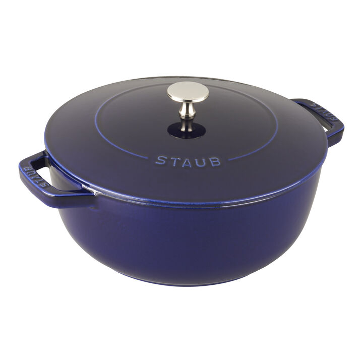 Cast Iron, 3.75 qt, Essential French Oven, Dark Blue, large 2