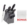 Tradition, 7 Piece, Knife Block Set with Bonus Steak Set, small 1
