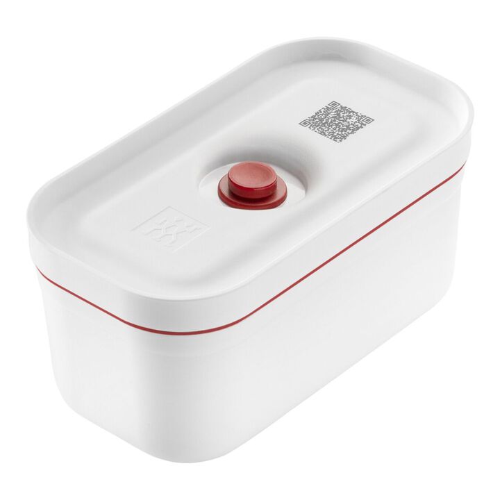 Fresh & Save, Lunch box sottovuoto S, plastica, bianco-rosso, large 1