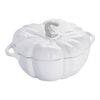 Cast Iron, 3.5 qt, Pumpkin, Dutch Oven With Stainless Steel Knob, Pure White - Factory Second, small 3