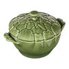 Stoneware, 0.475 qt, Artichoke, Petite Dutch Oven, Basil, small 9