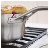 Motion Stainless Steel,  stainless steel round Sauce pan with lid, silver, small 8
