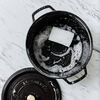 Cast Iron, 4 qt, Round, Dutch Oven, Matte Black, small 3