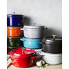 Cast Iron, 5.5 qt, Round, Dutch Oven, Cherry, small 7