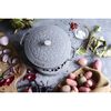 Cast Iron, 3.75 qt, French oven lily, Graphite Grey - Factory Second, small 4