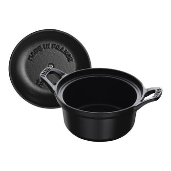 D&ouml;k&uuml;m Tencere | Siyah | 12 cm | 500 ml | yuvarlak,,large 4