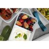 Fresh & Save, Vakuum Lunchbox Set, 3-tlg. / L flach, Wei&szlig;-Grau, Kunststoff, small 7