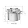 Vitality, 24 cm 18/10 Stainless Steel Stock pot silver, small 5