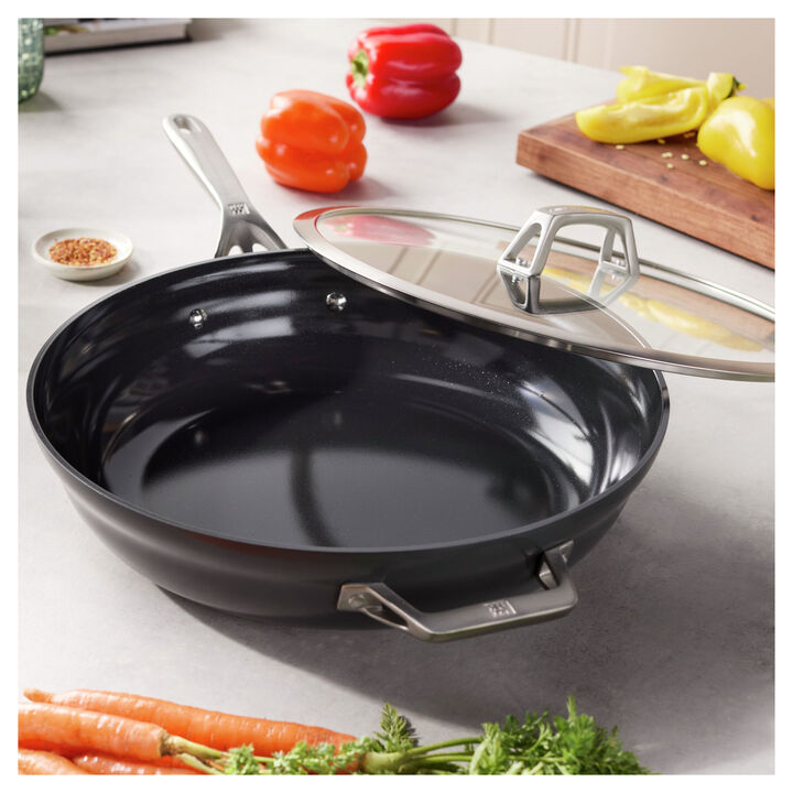 Motion Ceramic, 5 qt, Hard Anodized Ceramic Nonstick Deep Fryer Ceramic Coating, large 4