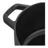 Cast Iron, 6.25 qt, Wide Oval Dutch Oven, Matte Black, small 3