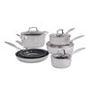 Energy Plus, 10-pc, 18/10 Stainless Steel, Pots And Pans Set Ceramic Coating, small 2