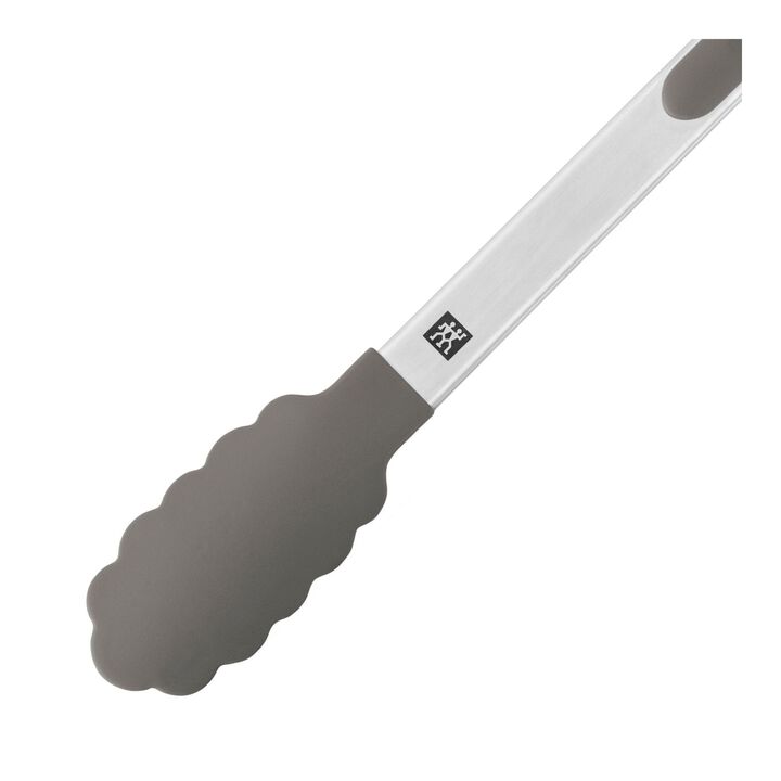Pro, 33 cm 18/10 Stainless Steel Tongs, silver, large 4