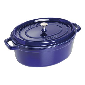 D&ouml;k&uuml;m Tencere | Koyu Mavi | 33 cm | 6,75 l | oval,,large 1