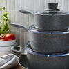 Parma Plus Ceramic, 10 Piece aluminum Cookware set, small 2