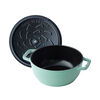鋳物ホーロー鍋, Wa-NABE Margaret セージグリーン 16 cm, 鋳鉄, small 3