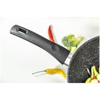 Wok Tava | Al&uuml;minyum | Siyah | 28 cm,,large 4