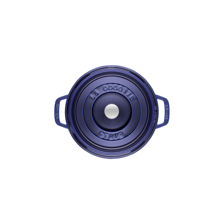 La Cocotte, 5.25 l cast iron round Cocotte, dark-blue - Visual Imperfections, large 3