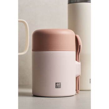Yemek Kavanozu, 600 ml, paslanmaz &ccedil;elik, Pembe,,large 6