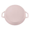 Cast Iron, 3.5 qt, Braiser With Glass Lid, Peony Pink, small 5