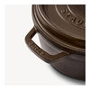 La Cocotte, 3.7 l cast iron round Cocotte, chocolate, small 4