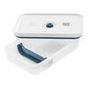 Fresh & Save, Vacu&uuml;m brooddoos L plat, Kunststof, semitransparan-La-Mer blauw, small 5