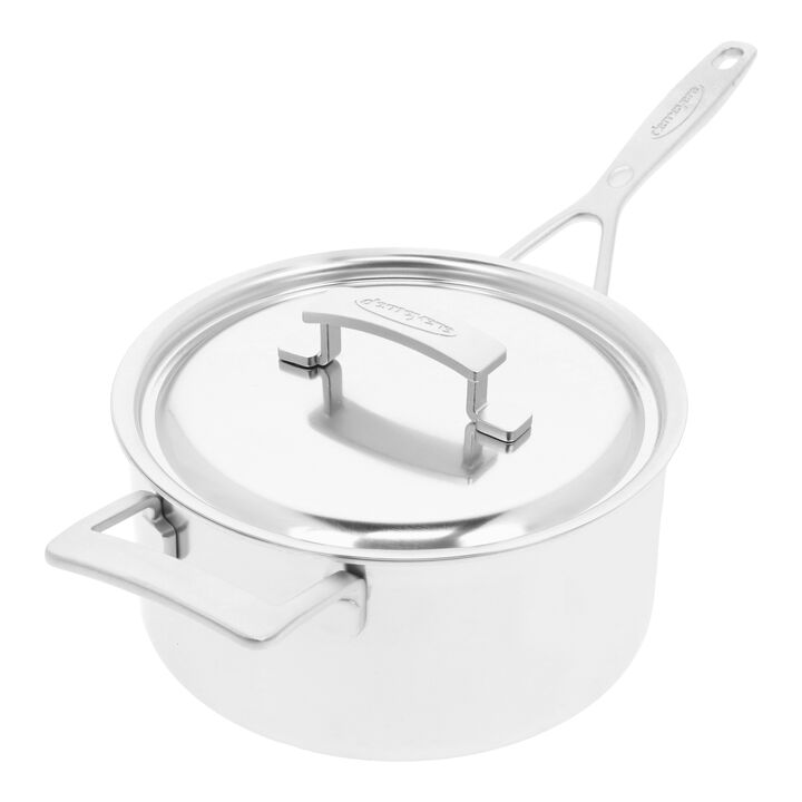Industry 5, 22 cm, Kastrull med lock, Silver, large 4